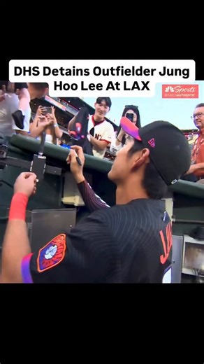 CBP agents briefly detained Giants outfielder Jung Hoo Lee at LAX yesterday because he forgot his travel documents while trying to get into the U.S. The 27-year-old baseball player was born in Japan but is of Korean descent. Nancy Pelosi’s office, which represents San Francisco in the House, said Lee accidentally left his documents in South Korea. CBP released him shortly after detaining him, and the Giants put out a statement saying, “The matter was quickly clarified with the appropriate author