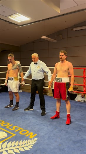 @coach_jack.dickson with unanimous decision win!!! A clinical, clean, display of the sweet science over a tough Cody Warnock. Respect to both men. Great debut and bright future in the pro game. | Champ Nation Boxing