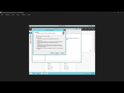 ADDING DNS SERVER in Windows serve 2012 r2 on VirtualBox