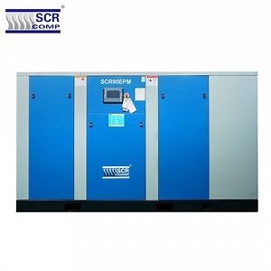 [Hot Item] SCR90epm Permanent Magnet Screw Type Air Compressor Rotary Screw Air Compressor Industrial Air Compressor