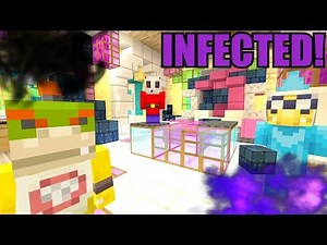 FUN HOUSE INFECTED BY THE CUBE! *DARKNESS!* | Nintendo Fun House | Minecraft [347]