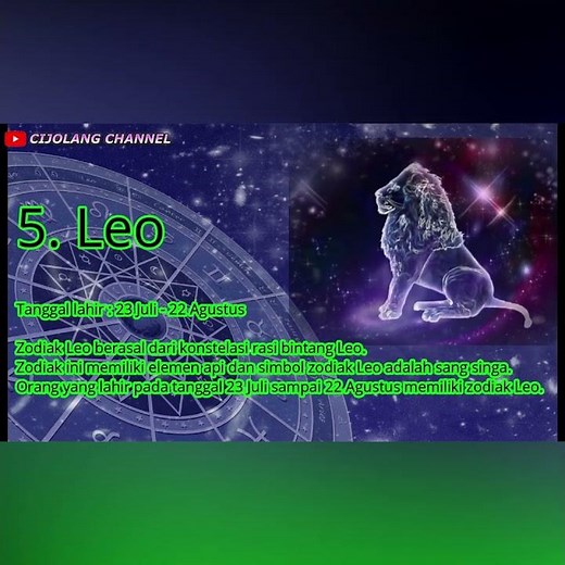 Zodiak Leo Lahir Tanggal Berapa? Cek di Sini!