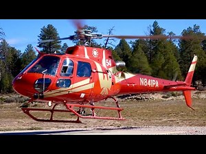 Airbus Helicopters H125 (AS350B3) | Takeoff and Landing | Papillon | Fastfin System BLR | Helicopter