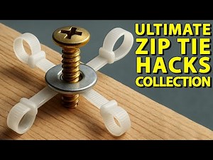 You'll Never Look At Zip Ties The Same Way Again - 50 Zip Tie Hacks