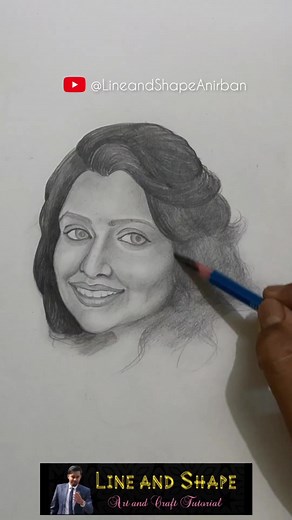 Pencil Shading Process ✏️ Line and Shape #pencildrawing #shadingtutorial #pencilshading #onlinedrawingsession #drawingclass #youtubechannelsubscribe #pencildrawing #reelsinstagram #reels #portrait #pencilshading #explore #explorepage #reelsvideo #reelsviral Medium  Graphite pencil on Paper . . . Full video tutorial available on my YouTube channel  Online classes are available | Line and Shape | Facebook