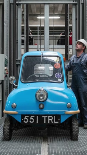 The World's Smallest Car! | Peel P50: Can It Fit in an Elevator?