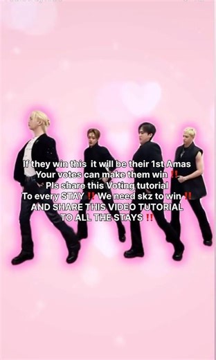 Amas voting tutorial ‼️for STAYS‼️ #kpop #straykids #kpopskz #fypシ゚ #fypviral #explore #skz
