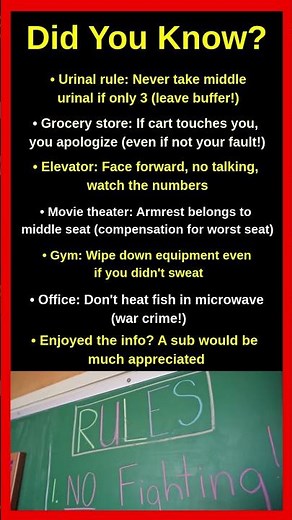 Unspoken Rules of Life Everyone Should Know 📜🤝