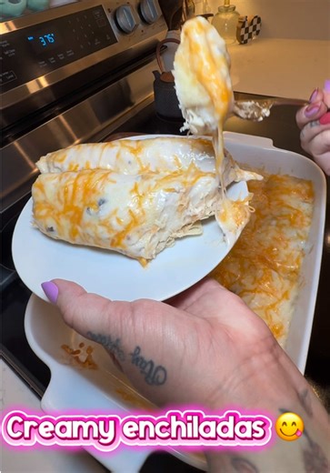 Easy Creamy Enchiladas Recipe