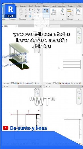 Cómo abrir varias ventanas en Revit #arquitectura