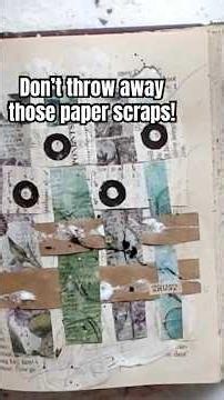 Calming Paper Weaving Tutorial: Low- Stress Art Journaling with Scraps