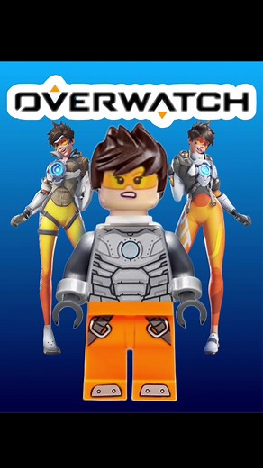 Replying to @Past-el #Lego #Overwatch #Tracer #CustomLEGOMinifigs #CustomMinifigures
