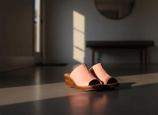 Pink Wooden Clogs for Women - Boho Peep Toe Wedge Sandals With Floral Carved Sole - Retro70s Leatherplatformmules-handmadesummercomfortshoes - Etsy