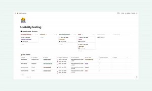 The ultimate Notion template to run efficient usability tests