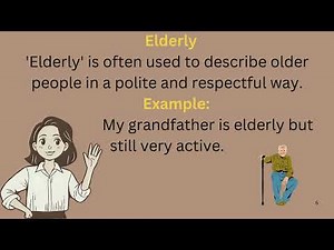 Learn English: Synonyms for "old", new vocabulary