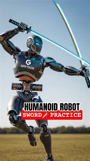 Most Advanced Samurai Humanoid Robot | GFifteen V3 Sword Dance ⚔️