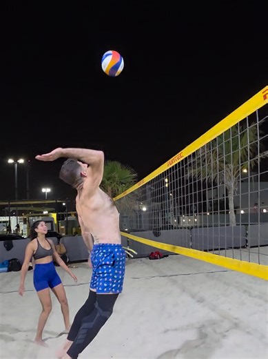 Exciting Volleyball Moments at Kite Beach Dubai