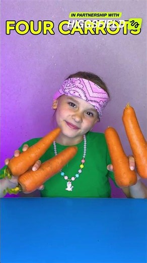 Can you count the carrots? 🥕 Funny math game #forkids