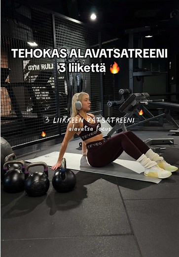 Tehokas Alavatsatreeni - 3 Liikettä Kotona Tai Salilla