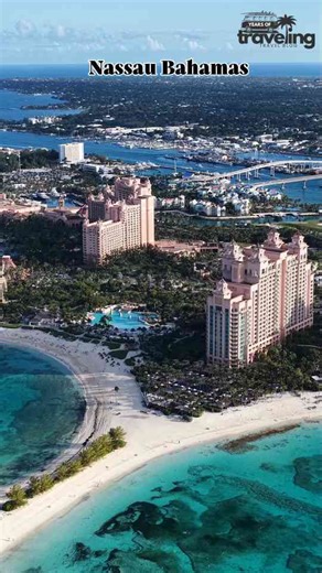 Aerials of Nassau Bahamas and Atlantis Hotel