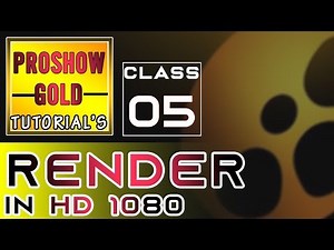 How to render in proshow gold 9 - Class 5 - Behind design