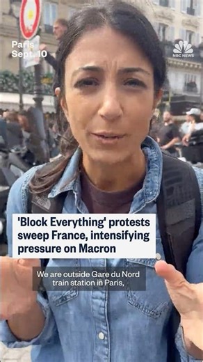 'Block Everything' protests sweep France, intensifying pressure on Macron