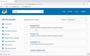 Scrapy安装