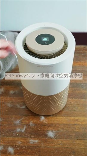 『PetSnowy空気清浄機』これからの季節に、大切な家族との空間へ、きれいな空気を✨
