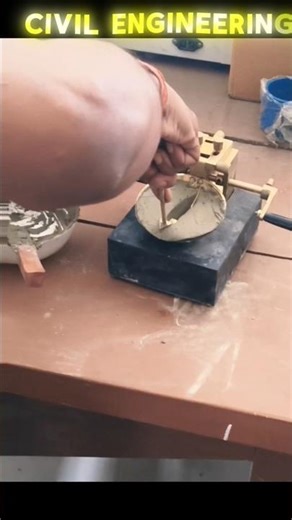 Civil Engineering Lab 🔥 | Real Practical Work #shorts