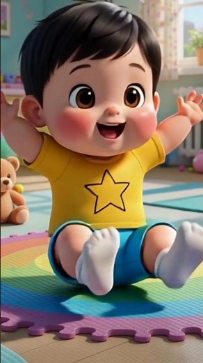 laughing song/tickle tickle song|#shorts/ Fun Kids Rhyme with Giggles & Playful Movements