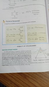 The image shows information about the stability of cycloalkanes... | Filo