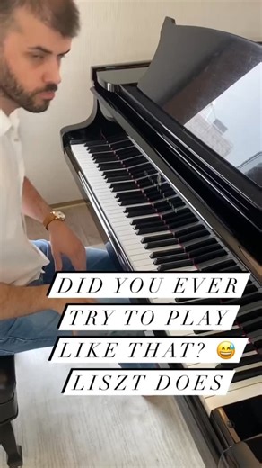 2.6K views · 13 reactions | LISZT SECRET TECHNIQUE AT THE PIANO  #gopractice #piano #liszt | Sebastien Dupuis | Facebook