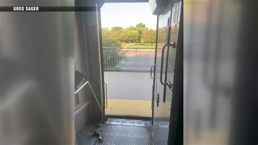 Investigation underway after open door spotted on moving MBTA Commuter Rail train