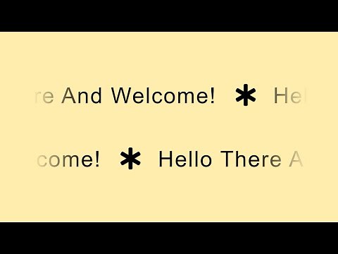Simple Infinite Carousel Animation Using HTML & CSS