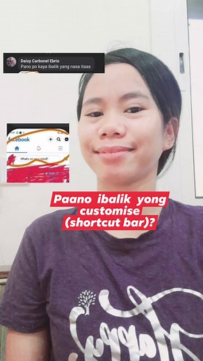 4.8K views · 60 reactions | Paano ibalik ang shortcut bar ? #viralreels #reelsvideo #reelsfb #reelsviral #tutorialsvideos #Paano #reels #video #tutorial #shortcuts #icon #bar | Joan Y. Parrilla | Facebook