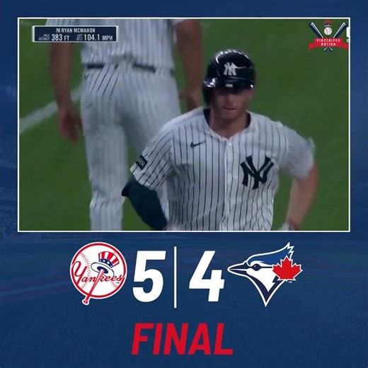 YANKS HOLD ON 🔥 | Yankees Edge Blue Jays 5-4 | Nail-Biter Finish