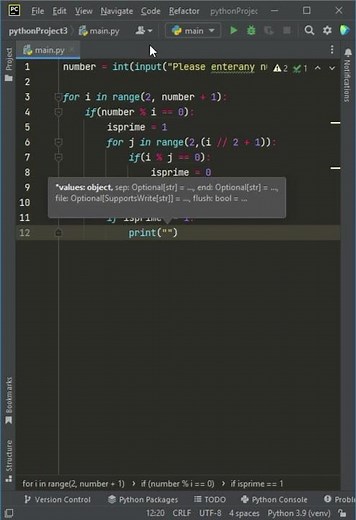 Python program to find prime factors of a number #shorts #pythonprojects #pythonprogramming