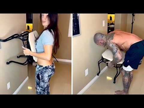 Friends Take Part In Viral Chair Challenge