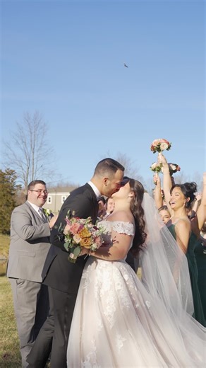 Bridal party lined up, cameras rolling, and then… magic  | Eclipse Events | Facebook