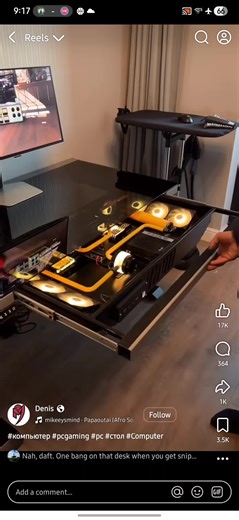 #fyp #fy when the whole desk drawer is gaming computer 😸