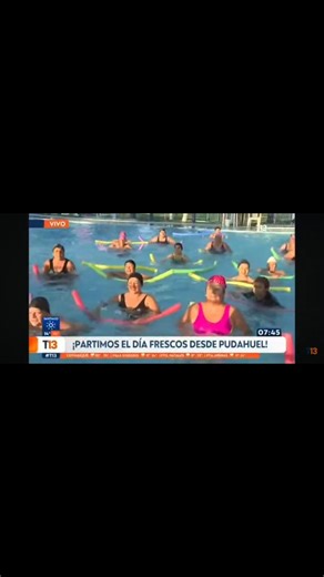 🏊‍♀️¡LA PISCINA DE PUDAHUEL ESTÁ ESPECTACULAR! Esta mañana Canal 13 estuvo en vivo desde el Complejo Alamiro Correa para mostrar la hermosa piscina de Pudahuel, que está disponible con talleres y actividades para todas las vecinas y vecinos de la comuna. 💫Recuerda: todos los miércoles a las 12:00 horas se publica el link de inscripción en nuestras plataformas oficiales y en el canal municipal oficial de WhatsApp. Al acceder al formulario de inscripción debes: -Elegir el día que asistirás -Comp
