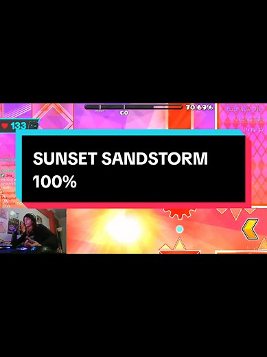 My new favorite level of all time, dethroning killbot. Playing this from 0 is quite a drag, since over half of my deaths are always in the first 15%, but getting far is a phenomenal feeling. 4th hardest, although it definitely feels closer to sonic wave/yata than erebus. Yeah idk what else to say i loved it #sunsetsandstorm #geometrydash #fyp #extremedemon #greekgeometrydash
