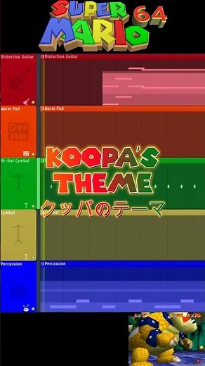 KOOPA'S THEME FL Studio Deconstruction #flstudio #nintendo #mario #supermario64 #deconstruction