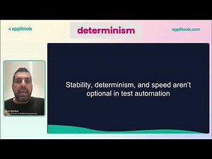Testing Stability Why Determinism & Speed Matter More Than LLMs
