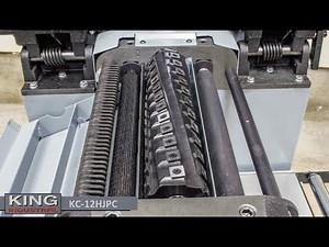 12" King Industrial Jointer / Planer with Spiral Cutterhead