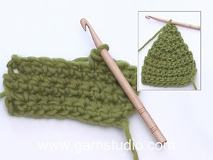 How to decrease in double crochet (dc) stitches
