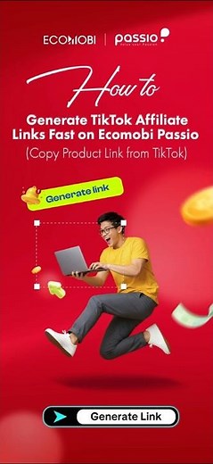 Generate TikTok Affiliate Links Fast on Ecomobi Passio (Copy Product Link from TikTok)