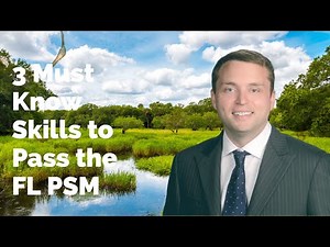 3 Must Know Skills to Pass the FL PSM | Florida Professional Surveyors and Mappers Surveyor Exam