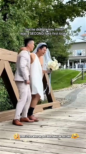 Groom Didn’t Know He Was in a Prank Video #shorts #wedding #prank #groom #bride #viral