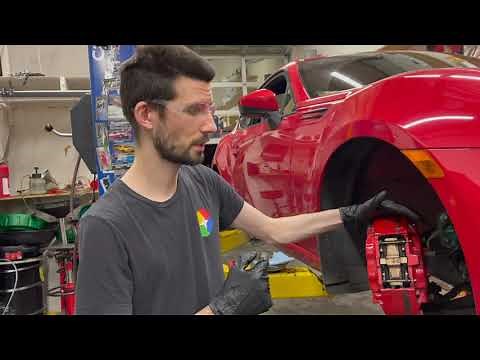 How to change brake pads on a Subaru BRZ with Brembo brakes